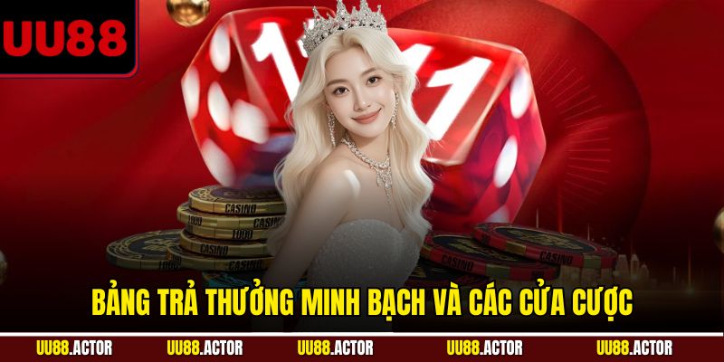 Xóc Đĩa Thần Tài Tại UU88 – Game Hấp Dẫn Cho Mọi Cược Thủ 3 Bảng trả thưởng minh bạch và các cửa cược